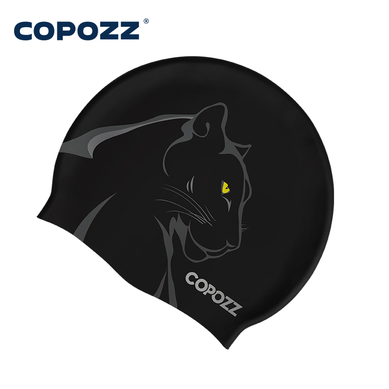 Swim Hat Silicone - COPOZZ Watersport Dames Heren Badmuts Oorbescherming