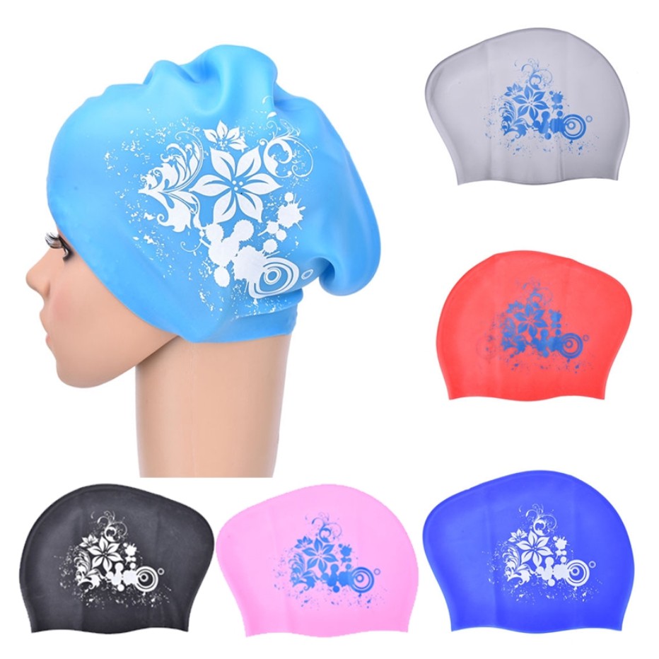 Swim Hat Silicone - Siliconen Badmuts voor Lang Haar vrouwen