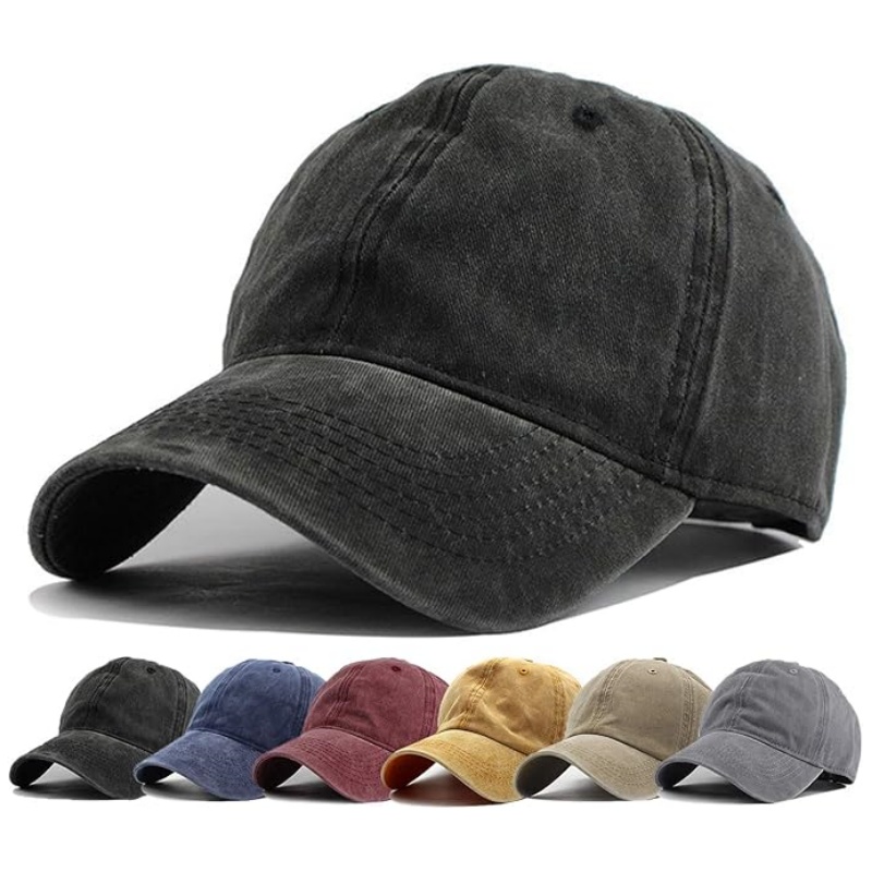 Dad Hat Cotton - Mannen Vrouwen Gewassen Distressed Twill Katoenen