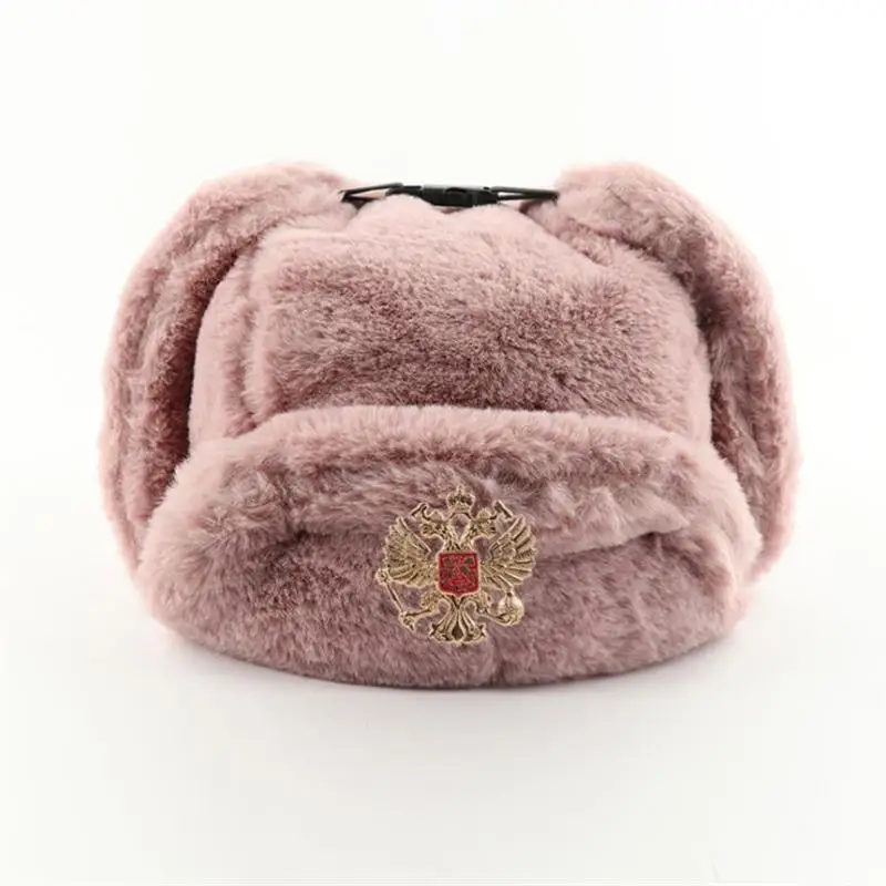 Trapper Hat Ear Flap - Sovjet Badge Ushanka Mannen & Vrouwen