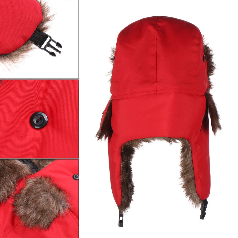 Trapper Hat Ear Flap - Warme oorwarmers ski-muts wintermuts Russische Ushanka
