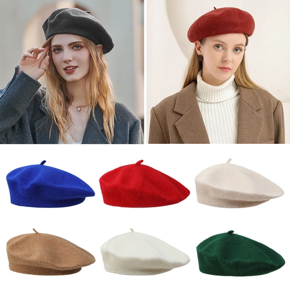 Beret French Wool - Nieuwe Unisex Uniform Pet Mannen Vrouwen