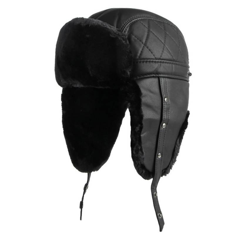 HT4002 Nieuwe Pu Lederen Russi - Trapper Hat Ear Flap recensie en prijs