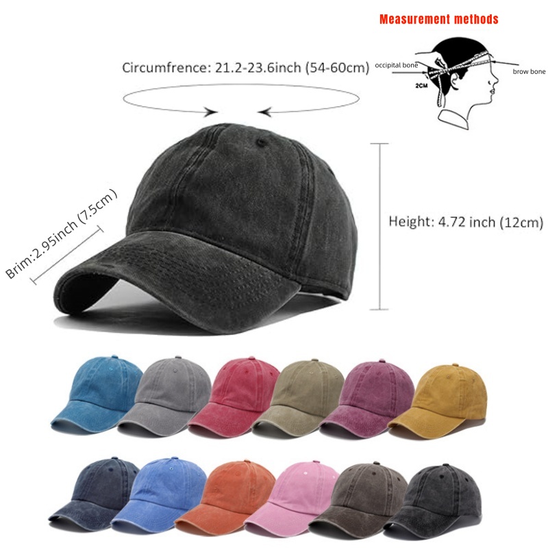 Mannen Vrouwen Gewassen Distre - Dad Hat Cotton recensie en prijs