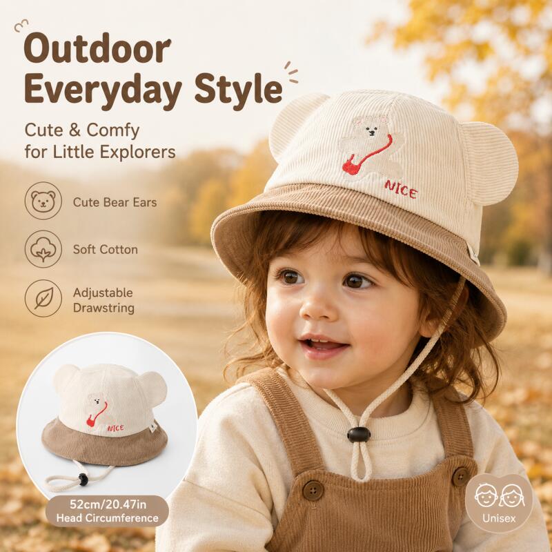 Kinderen Berenoren Bucket Hat  - Bucket Hat Cotton recensie en prijs