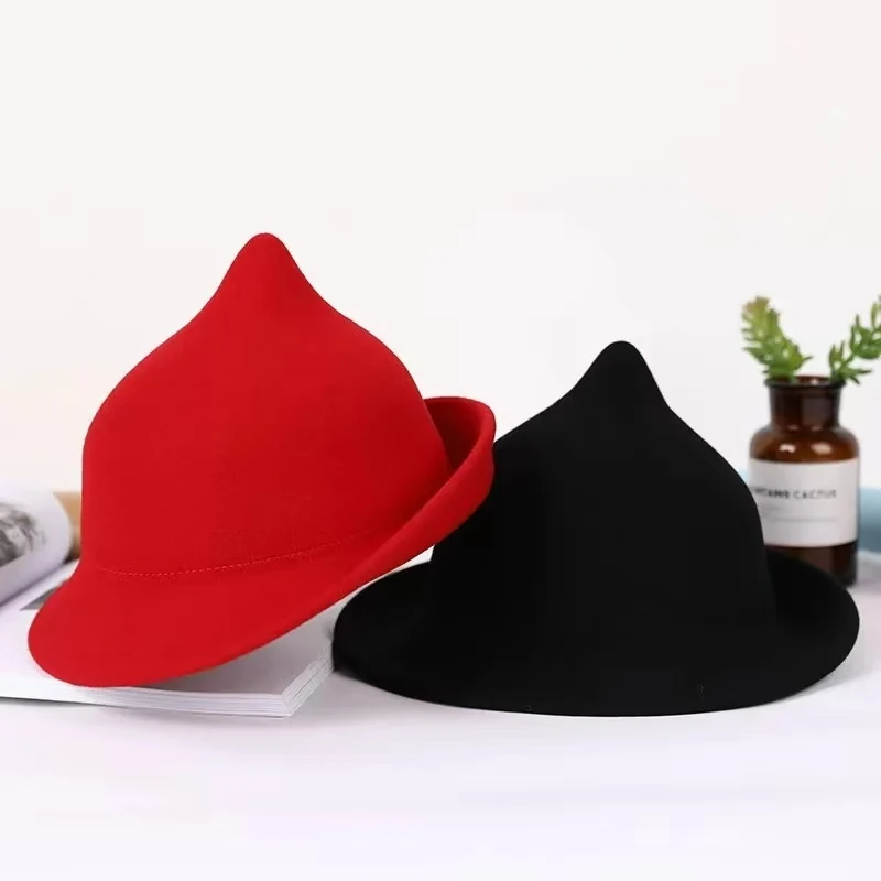 100% Wol Moderne Heksenhoed Ha - Fedora Hat Wool recensie en prijs
