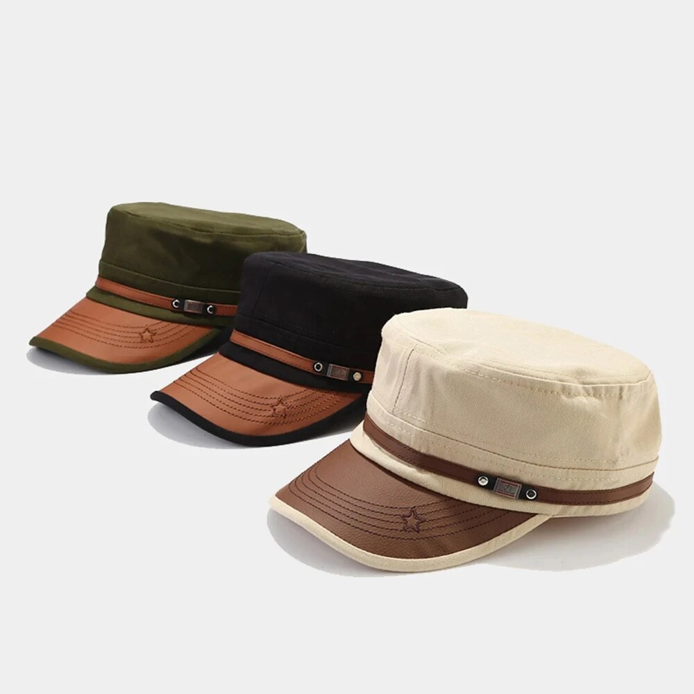 Casual Cadet Hat Man Flat Top  - Dad Hat Cotton recensie en prijs