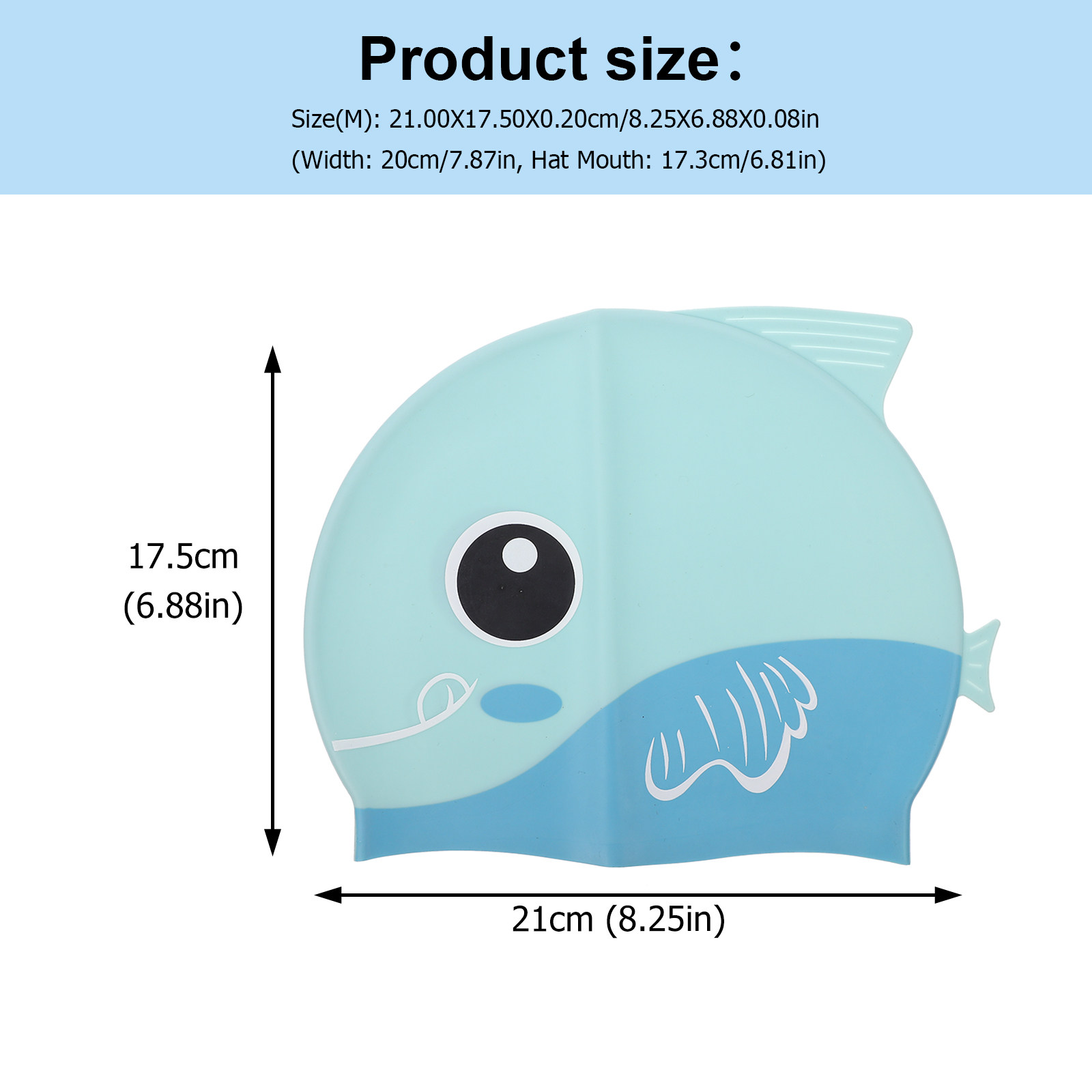 Siliconen badmuts Cartoon kind - Swim Hat Silicone recensie en prijs