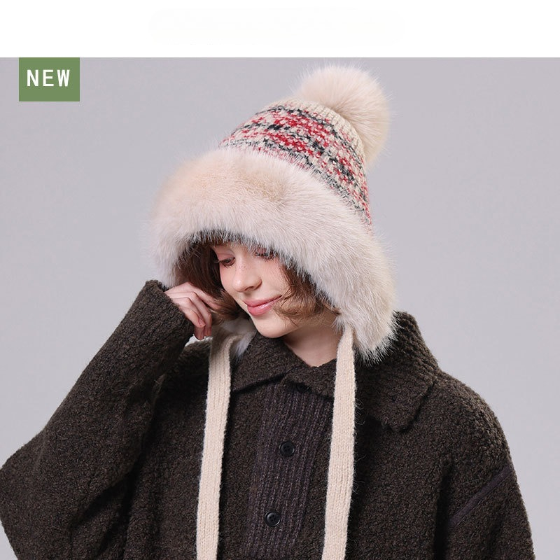 Dames fuzzy gebreide trappermu - Trapper Hat Ear Flap recensie en prijs
