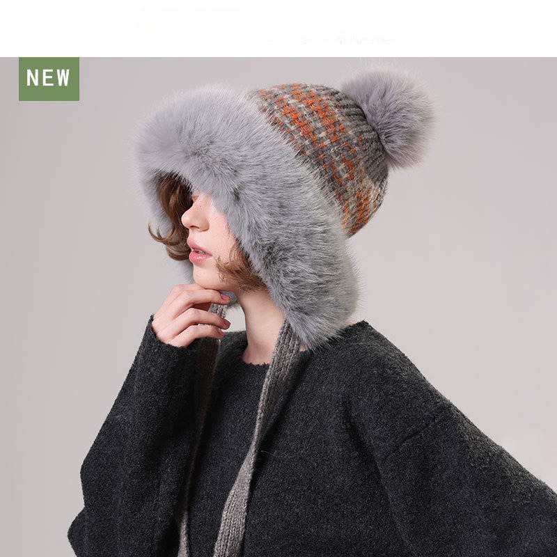 Dames fuzzy gebreide trappermu - Trapper Hat Ear Flap recensie en prijs
